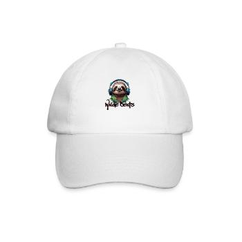 Headphones / Audio / Music / Sound / Cool - Baseball Cap - white/white - Front