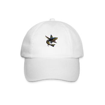Wasp shark - Baseball Cap - white/white - Front