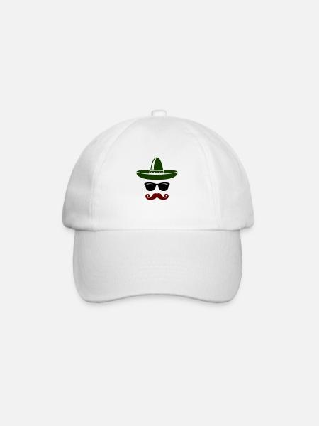Cool mexicain - Casquette classique - blanc/blanc