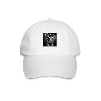 Culturisme - Casquette classique - blanc/blanc - Devant
