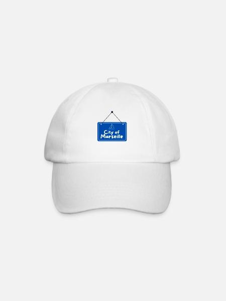 Ville de Marseille - Casquette classique - blanc/blanc