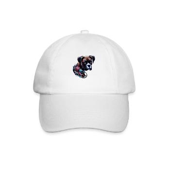 Boxer fleur - Casquette classique - blanc/blanc - Devant