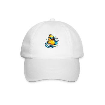 Surf's Up Ducky - Baseball Cap - white/white - Front