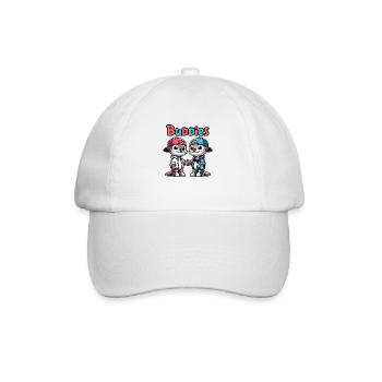 Two Cute Otter Buddies Buddies Forever - Baseball Cap - white/white - Front