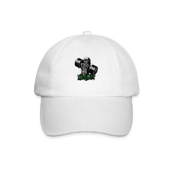 Haltère de musculation No Limit Hard Workout - Casquette classique - blanc/blanc - Devant