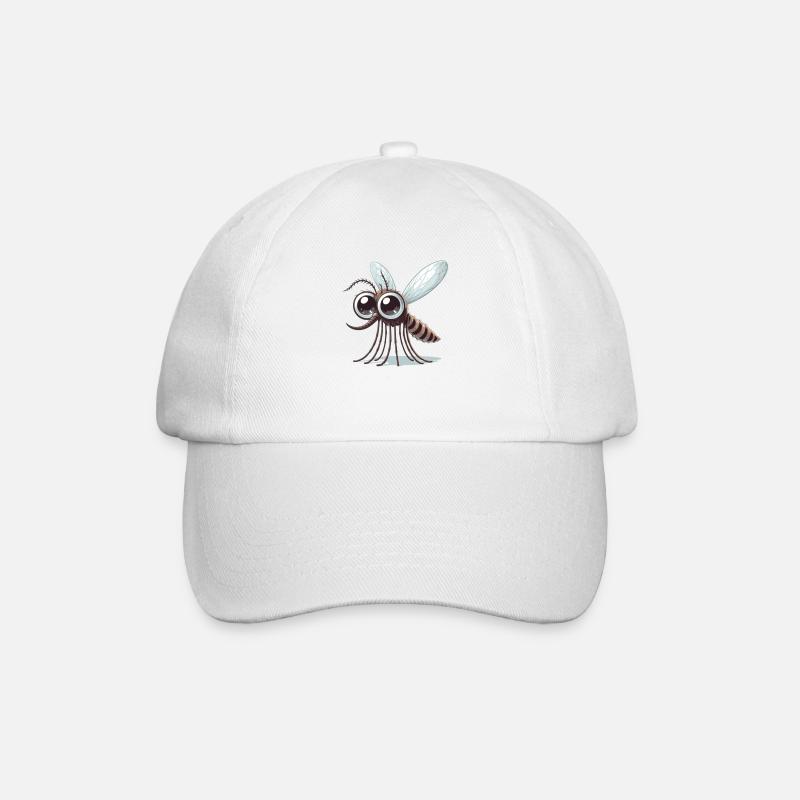 Mücke - Baseballkappe - Weiß/Weiß