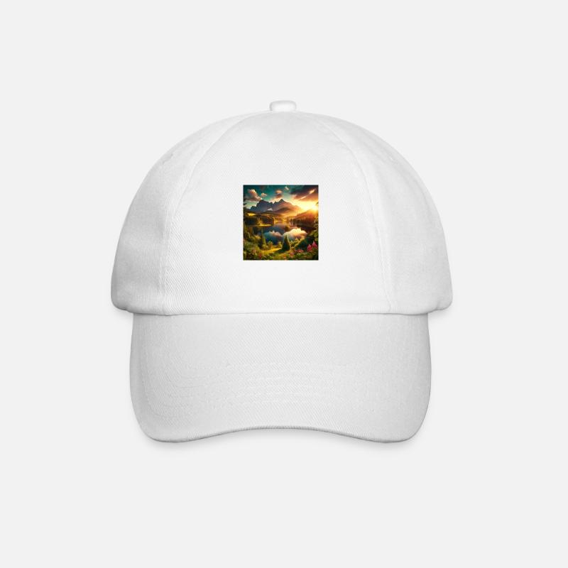 group1 13 - Baseball Cap - white/white