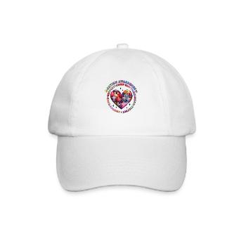 Autisme Super-héros Soignant Puzzle Enfants Anormaux - Casquette classique - blanc/blanc - Devant