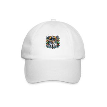 Meilleur papa - Casquette classique - blanc/blanc - Devant