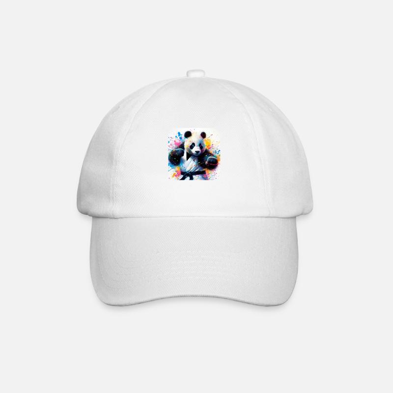 Kung-Fu-Panda - Baseballkappe - Weiß/Weiß
