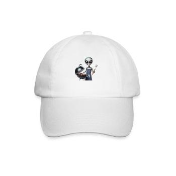 Alien Koch - Baseball Cap - white/white - Front