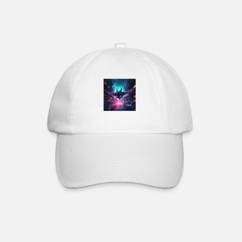 Néon Raies Manta - Casquette classique - blanc/blanc