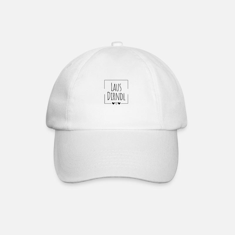 Lausdirndl - Baseballkappe - Weiß/Weiß