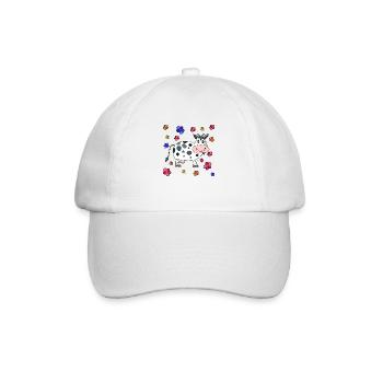 Cow - Baseball Cap - white/white - Front