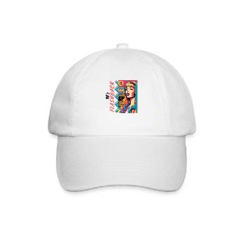 90 s Flashback - Baseball Cap - white/white - Front