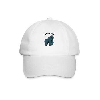 Gorille de mauvaise humeur - Casquette classique - blanc/blanc - Devant