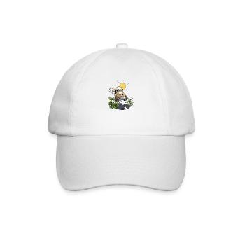 Bière joyeuse - Casquette classique - blanc/blanc - Devant