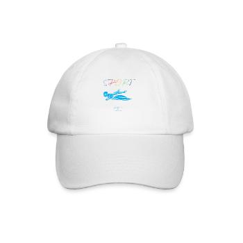 Natation - Casquette classique - blanc/blanc - Devant