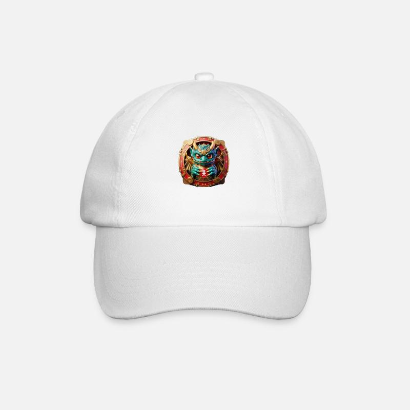 Monstre Japonais Dragon - Casquette classique - blanc/blanc