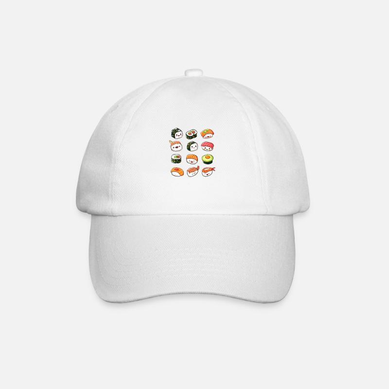 Kawaii Sushi Japon - Casquette classique - blanc/blanc