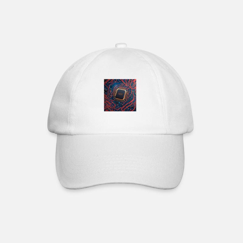 Micropuce rouge - Casquette classique - blanc/blanc