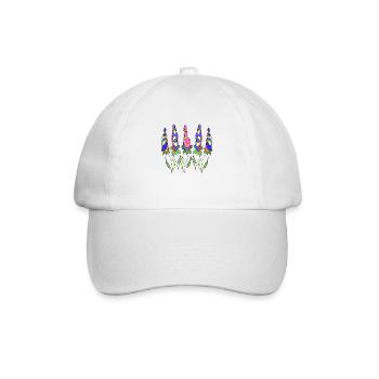 Flowers - Baseball Cap - white/white - Front