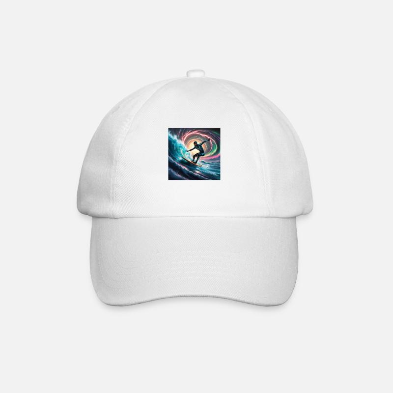 Pulsar Surfer – Une aventure de science-fiction à l’échelle cosmique - Casquette classique - blanc/blanc