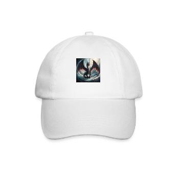 Dragon majestueux - Casquette classique - blanc/blanc - Devant
