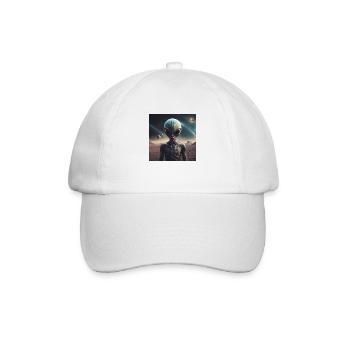 Alien - Baseballkappe - Weiß/Weiß - Vorne