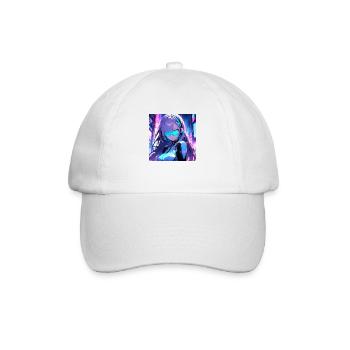 Cyber girl - Casquette classique - blanc/blanc - Devant