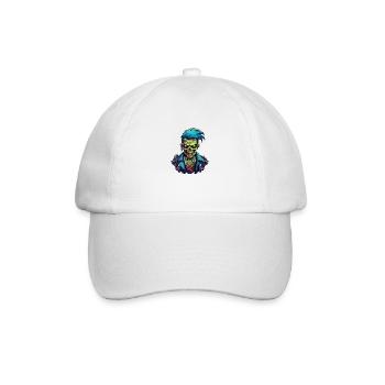 Wild en colère zombie combatif motivation sport - Casquette classique - blanc/blanc - Devant