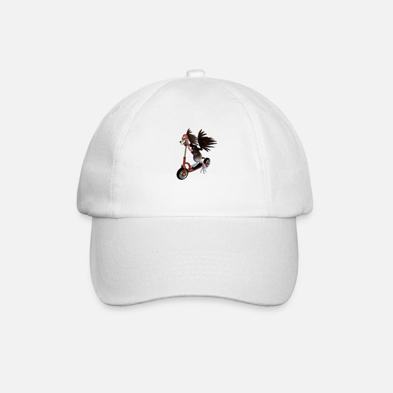 Vautour en scooter - Casquette classique - blanc/blanc