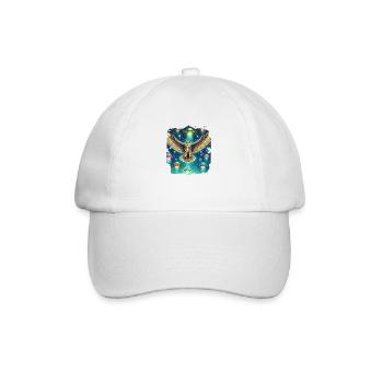 Rencontre avec un OVNI avec un hibou mystique - Casquette classique - blanc/blanc - Devant
