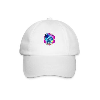 Abstract Stellar Bear - Baseball Cap - white/white - Front