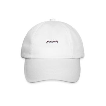 Minimal Chromo multi color - Baseball Cap - white/white - Front