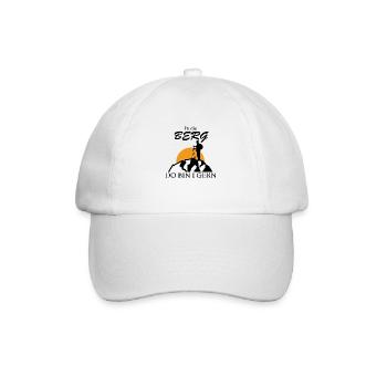 J’aime aller à la montagne - Casquette classique - blanc/blanc - Devant