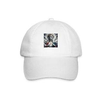 Holly Mary Maria Madonna Mariana Virgin Mary Holy - Baseball Cap - white/white - Front