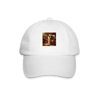 Beech and wine - Baseball Cap - white/white - Front