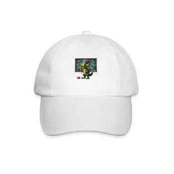Velociraptor Cartoon 4 - Casquette classique - blanc/blanc - Devant