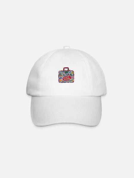 Travel Memories – Brand For Holiday - Baseballkappe - Weiß/Weiß