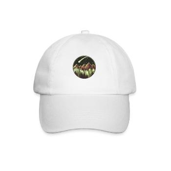 Pixel Forest - Baseball Cap - white/white - Front