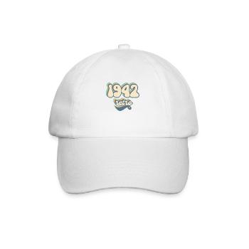 1942 retro idée cadeau - Casquette classique - blanc/blanc - Devant