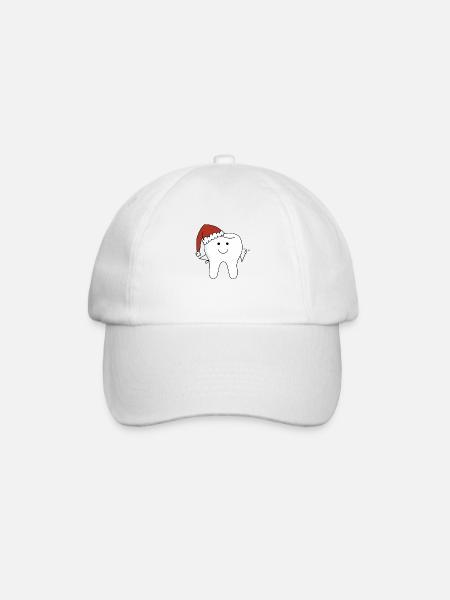 Christmas Tooth - Baseball Cap - white/white
