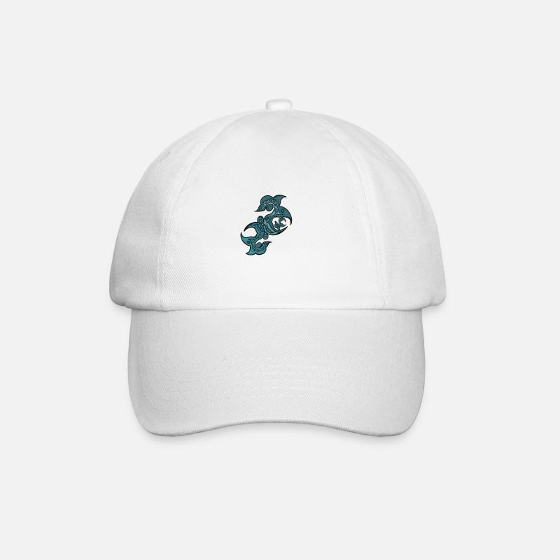 Turquoise - Casquette classique - blanc/blanc