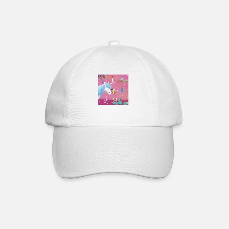 Elven Spell - Baseball Cap - white/white