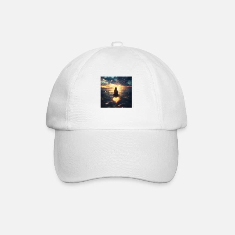 plan céleste - Casquette classique - blanc/blanc