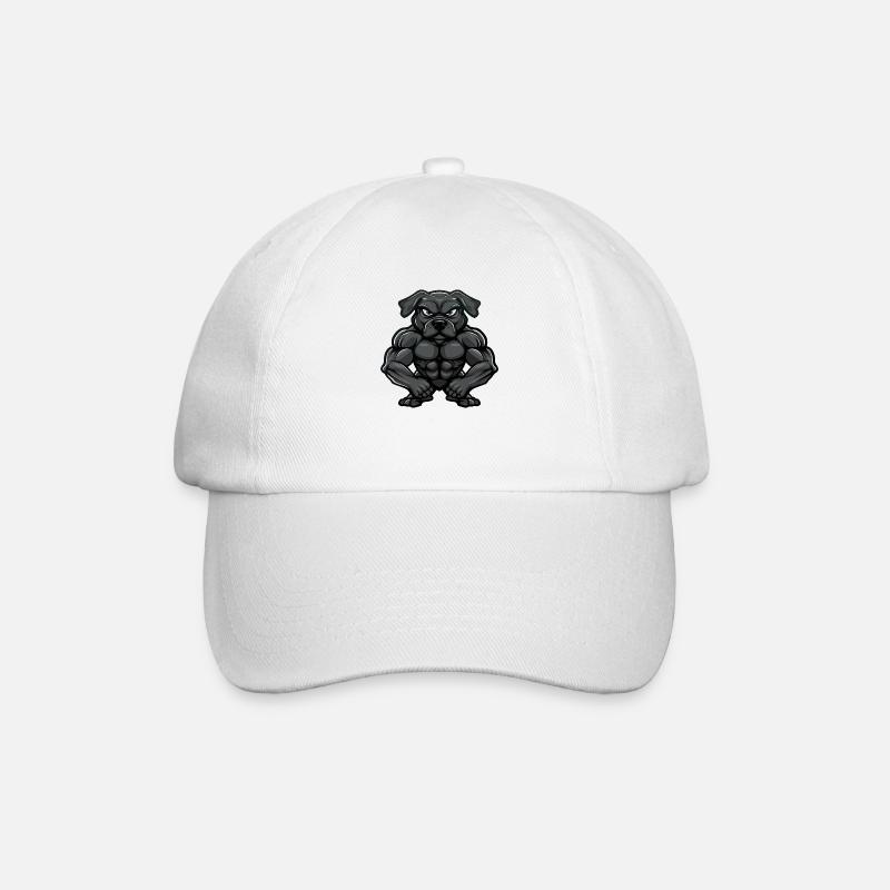 chien chien - Casquette classique - blanc/blanc