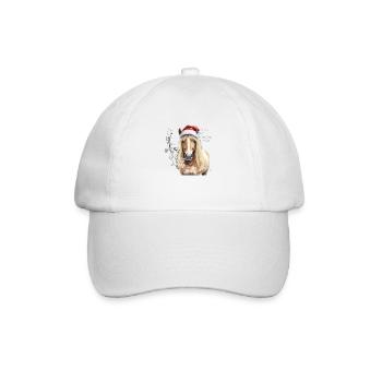It's Christmas time - Baseballkappe - Weiß/Weiß - Vorne