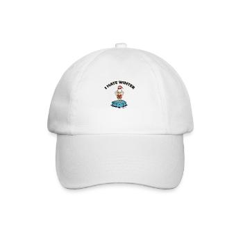 Père Noël Banquise Hiver - Casquette classique - blanc/blanc - Devant