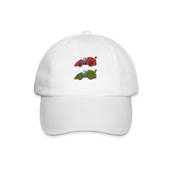 autorennen 2 - Baseballkappe - Weiß/Weiß - Vorne